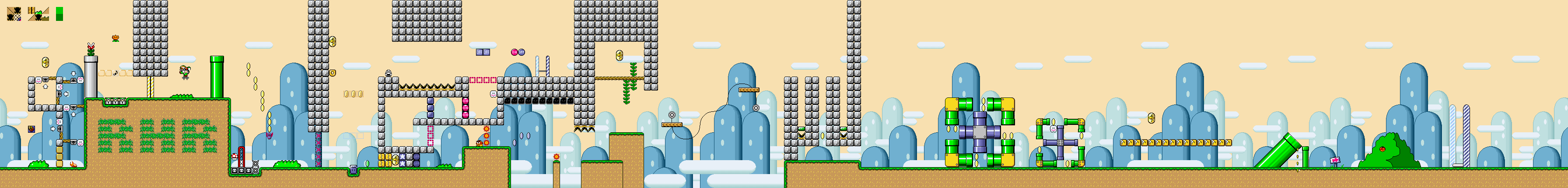 Image export of the Demo Level of the baserom