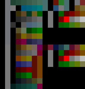 Screenshot of the edited Global Palette colors in the Palette Editor Window