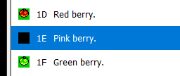 Screenshot of the broken Pink Berry palette
