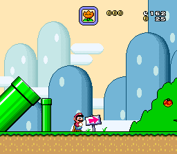 Screenshot of the sprite status bar in action in-game
